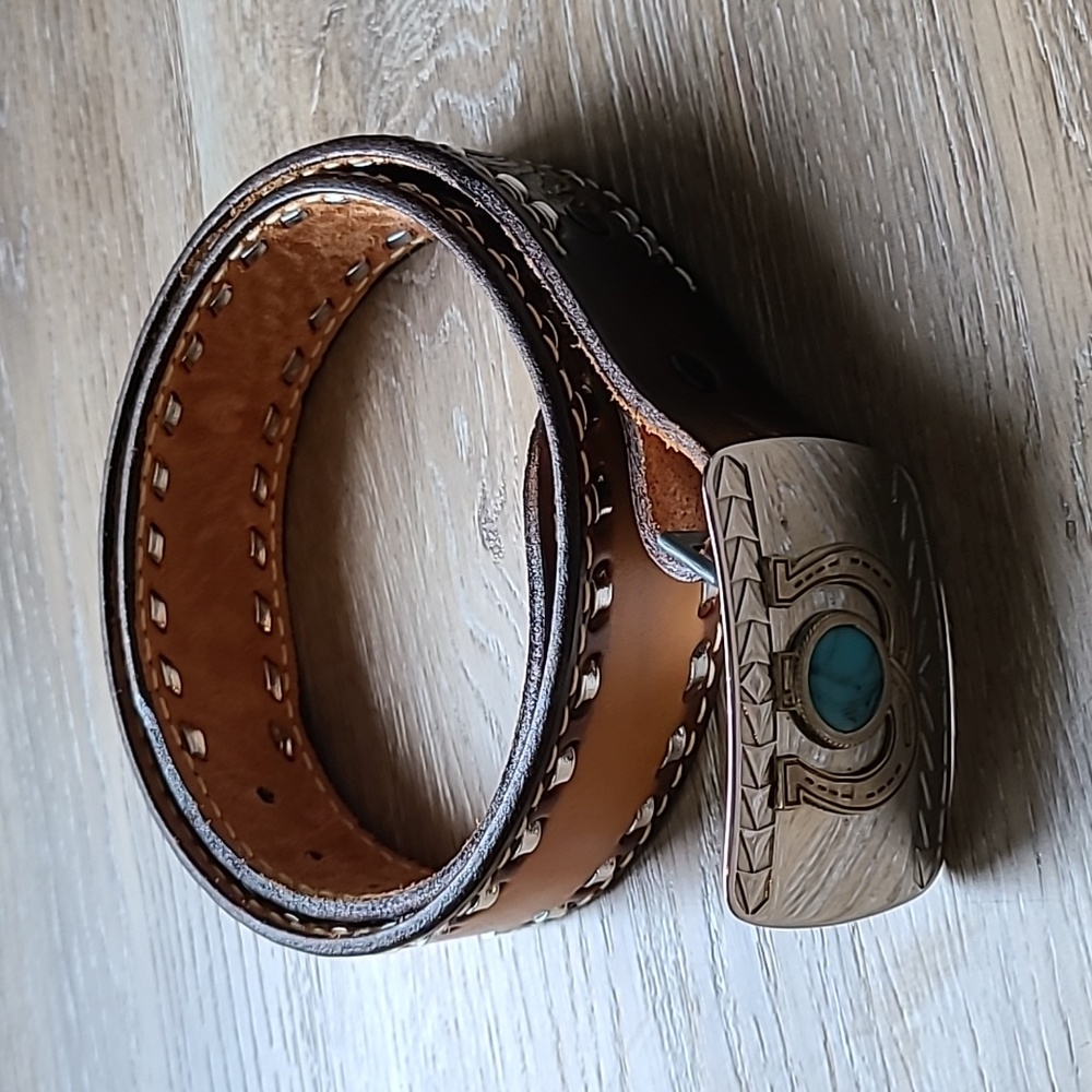 Wilson Western Leather Belt Size 32